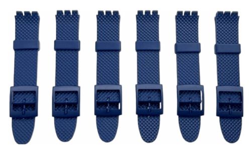 Swatch Replacement Plastic PVC Watch Band Diamond Textured without Pins 17mm - Universal Jewelers & Watch Tools Inc.