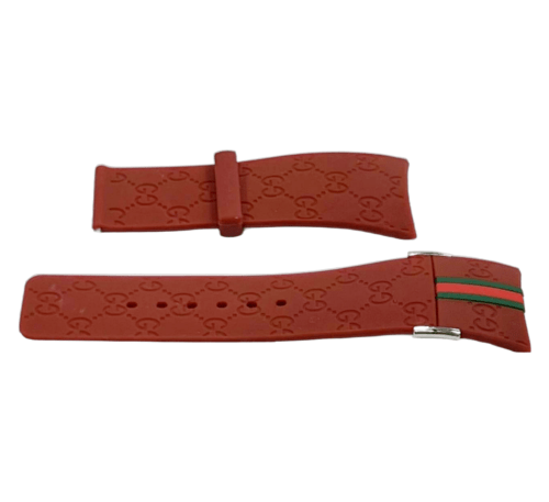 Replacement I - Gucci Rubber Multicolor Watch Band 26MM Special Edition YA114207 and others - Universal Jewelers & Watch Tools Inc.