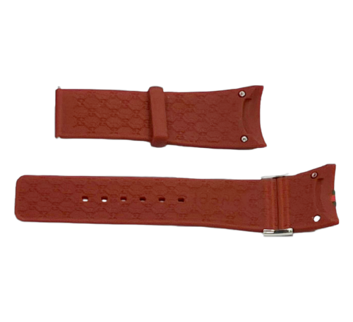 Replacement I-Gucci Rubber Multicolor Watch Band 26MM Special Edition YA114207 and others