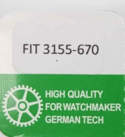 High Quality Rolex Caliber Fit 3155-670 Best Compatible for Rolex Watch