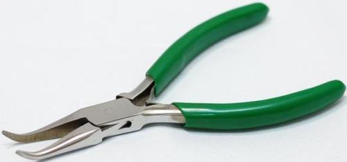 Jewlley Tool Pliers SS with bend Chain Nose - Universal Jewelers & Watch Tools Inc.