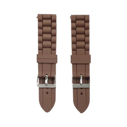 Premium Quality Soft Silicone Rubber Textured Sport Watch Band 18mm & 22mm - Universal Jewelers & Watch Tools Inc.