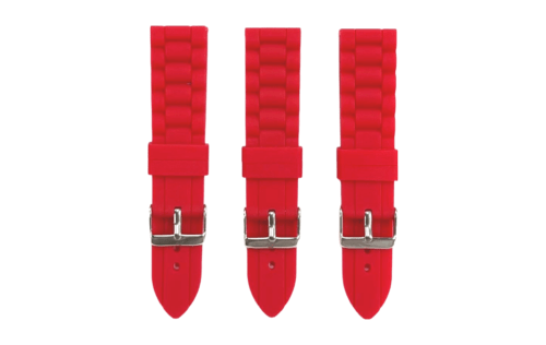 Premium Quality Soft Silicone Rubber Textured Sport Watch Band 22mm - 24mm - Universal Jewelers & Watch Tools Inc.