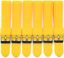 LOT OF 6PCS. SILICONE WATCH BANDS YELLOW COLOR 18MM, 20MM & 26MM - Universal Jewelers & Watch Tools Inc.