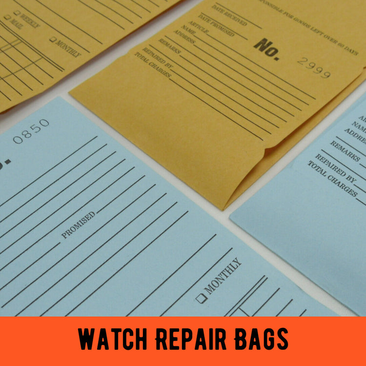 Repair Bags are available at Universal jewelers & watch tools inc.