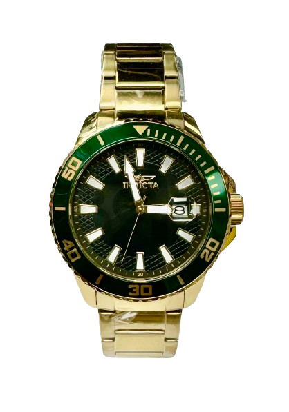 INVICTA Pro DIVER QUARTZ 46047 Rugged Elegance Gold Men Watch