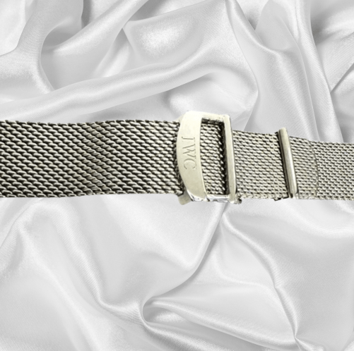 22mm Milanese Mesh Stainless Steel Watch Strap – Compatible with IWC Portugieser, Portofino, and Pilot’s Watches | Folding Buckle - Universal Jewelers & Watch Tools Inc.