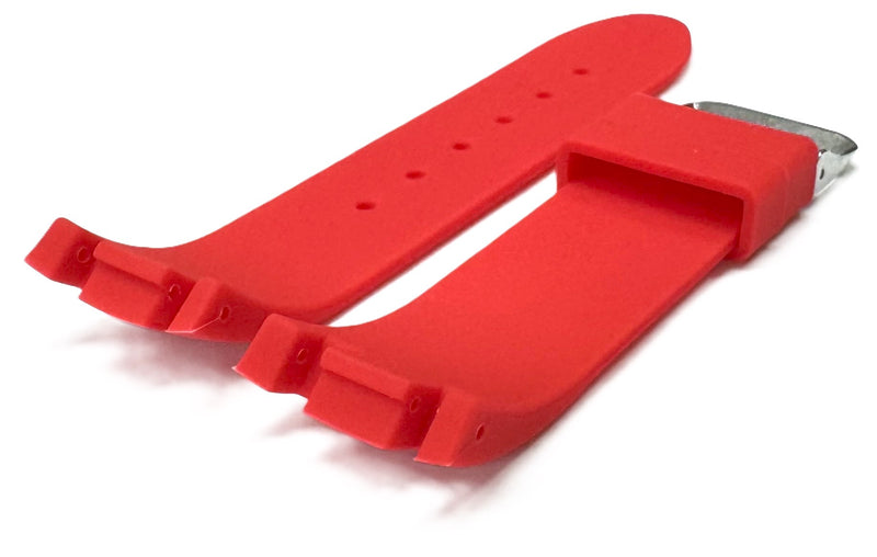 Load image into Gallery viewer, 24mm Red Color Silicon Rubber Watch Band for JOE RODEO Master
