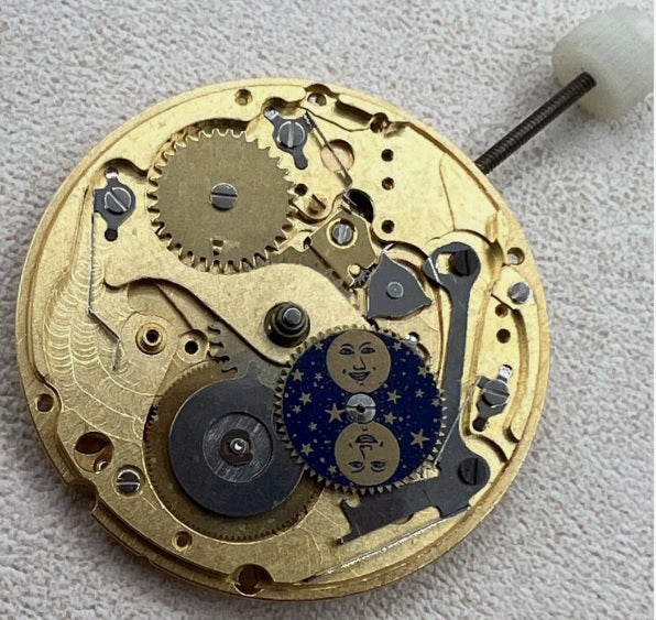 Brand New ETA 255.483 Moon Face 3Hands Watch Quartz Movement