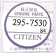 Citizen Watch Capacitor for Eco-Drive CTL621 Genuine Part 295-7530