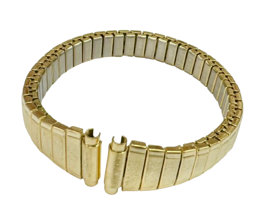 Load image into Gallery viewer, 8-11MM Plain Gold Color Slim Stretch Band for Ladies Watches
