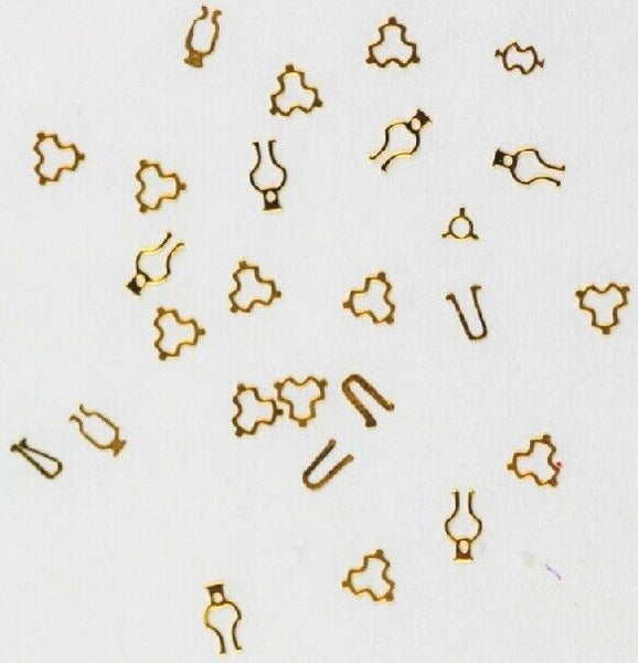 Pack of 25Pc Incabloc springs parts spares shock spring repair watchma