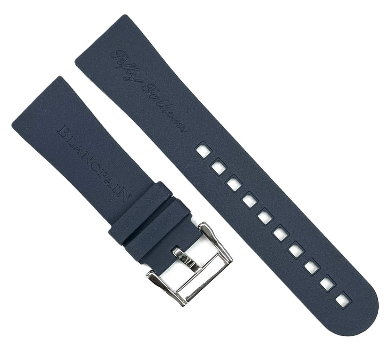 Load image into Gallery viewer, 23x20 mm High-Quality Rubber Watch Band for BLANC PAIN Watches
