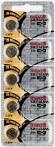 Maxell Watch Cell Batteries SR1116SW/366 Silver Oxide New Sealed (Pack of 5Pcs.)