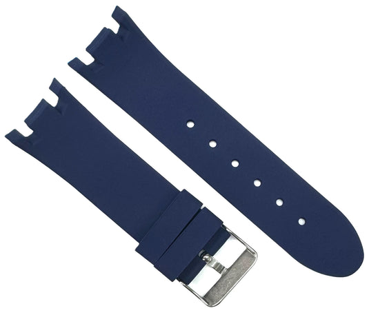 24mm Blue Color Silicon Rubber Watch Band for JOE RODEO Master