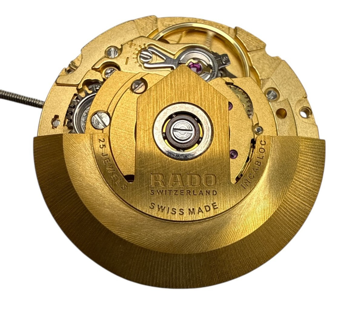 RADO Automatic Watch Movement 2836-2 | English–Spanish Day/Date At6 Swiss Made