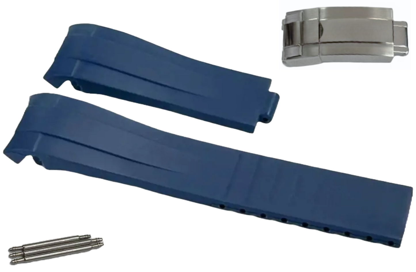 ROLEX BLUE Watch Band 21MM Fits DateJust SUBMARINER GMT DAYTONA EXPLORER