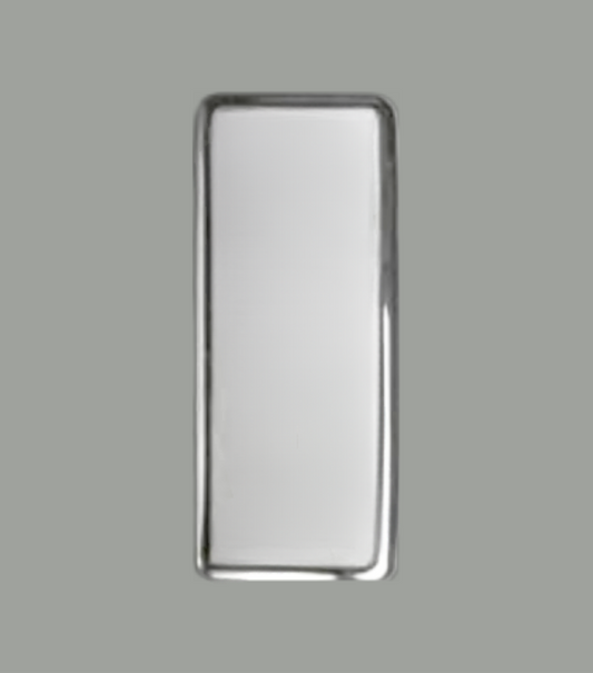 Mineral Crystal BULOVA Ladies Single Domed Silver Trim (21.0×8.5)mm Fit 96T08