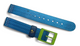 13 mm PVC PLASTIC RUBBER WATCH BAND BLUE COLOR DESIGN