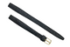 10mm LADIES BLACK GENUINE SADDLE LEATHER WATCH BAND -OPEN END