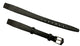 10mm Genuine Leather Quality Calf Black Flat Open-Ended Ladies Watch Band
