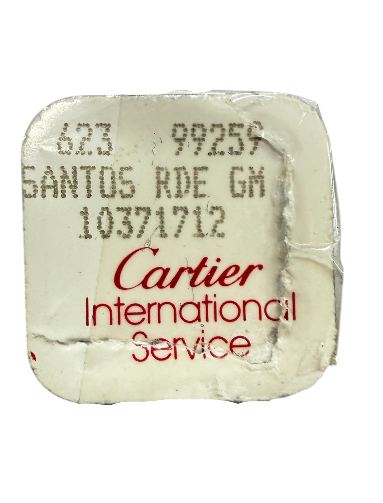 Authentic Cartier Santos RDE GM Component Ref. 10371712 / 623 99259 (Open Pack)