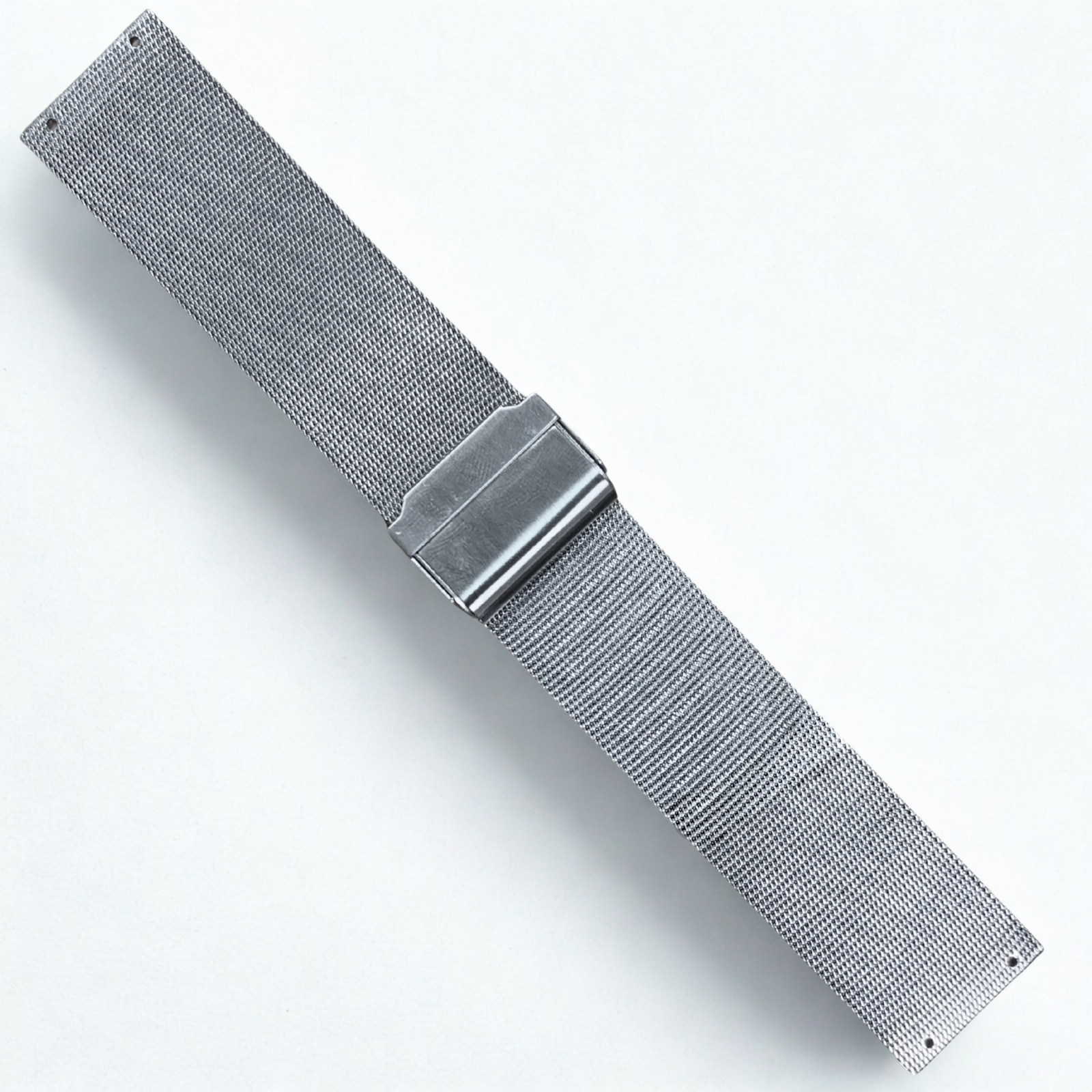 24mm Silver Color Timeless Milanese Mesh Stainless Steel Watch Band