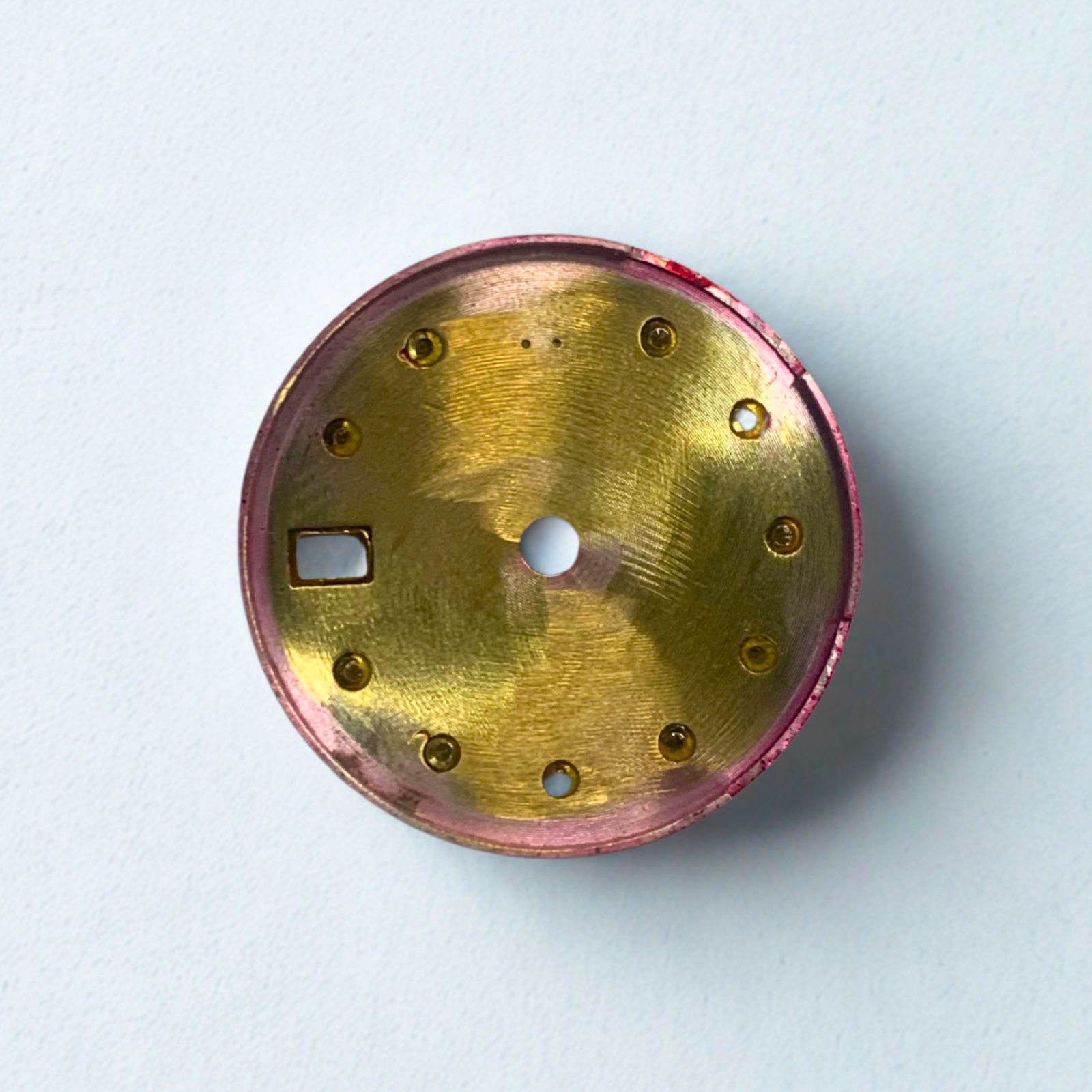 Red Diamond Dial 19.8mm - For Rolex Datejust Models 16014, 16234, 116234