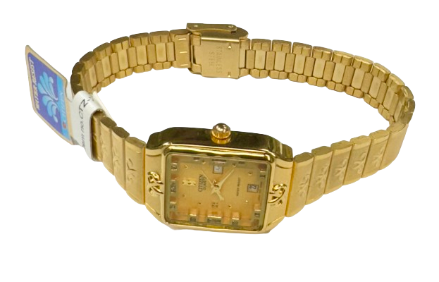 Citizen Women Gold Tone Watch CTZ-7087 with Arabic Days & Date at 6