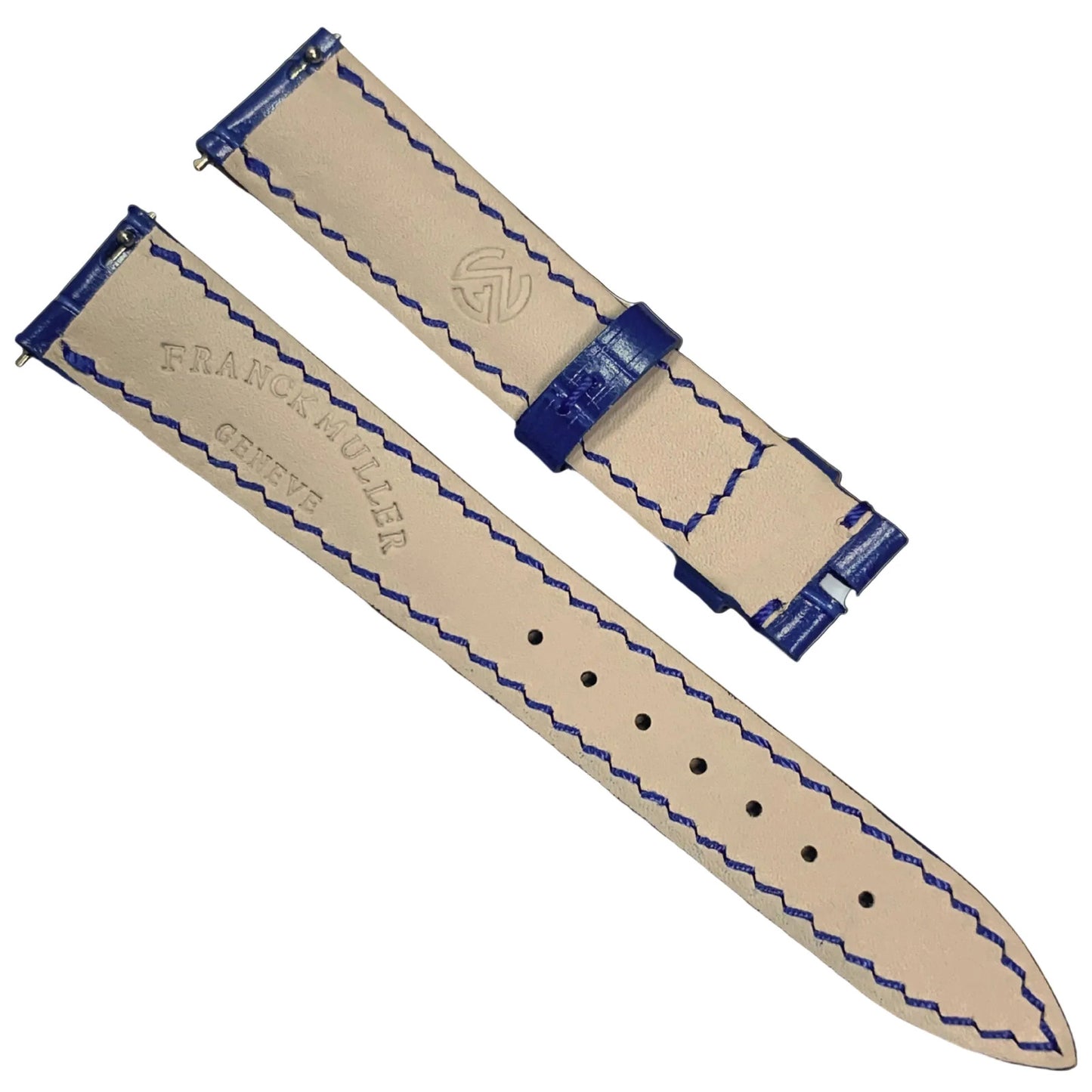 Genuine Franck Muller Watch Band 16mm x 14mm – BLUE