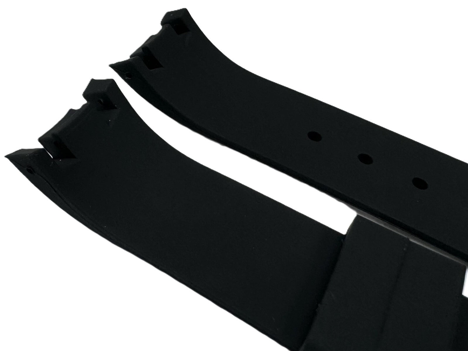 24mm Black Color Silicon Rubber Replacement Watch Band for JOE RODEO Master