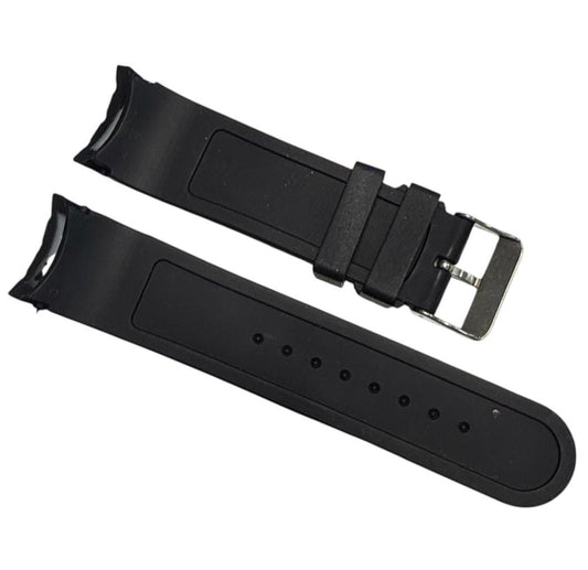 24mm Russian Diver silicon Rubber watch band strap Invicta Black Bullet strap