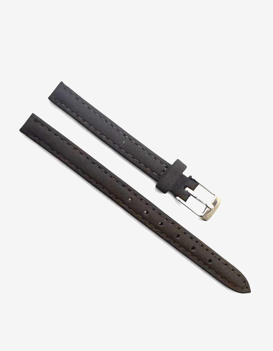 10MM D.BROWN UNIVERSAL Genuine Leather Watch Band Strap