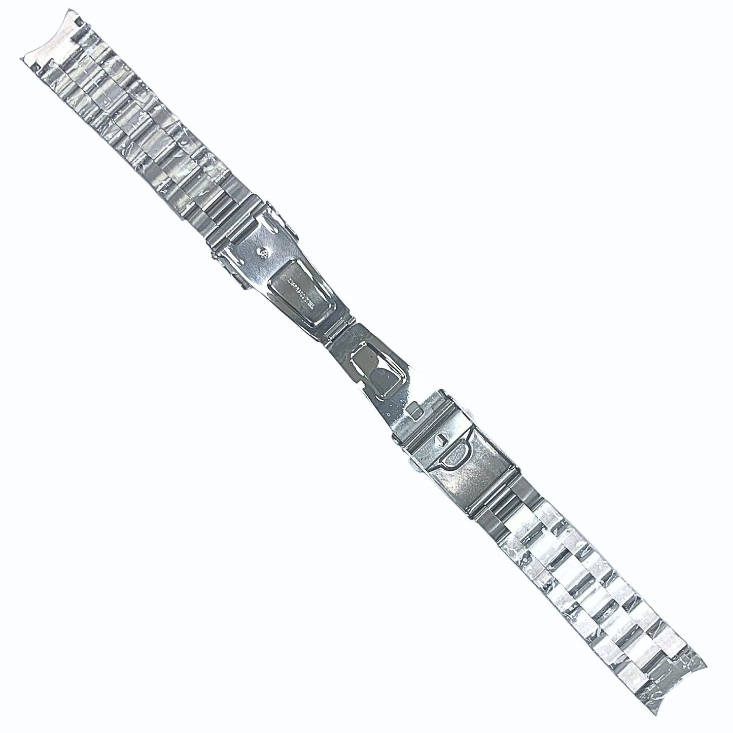High Quailty Silver Metal Watch Band- 22mm For Men Compatible with SEIKO