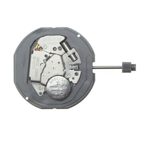 Miyota/Citizen Quartz Watch Movement GM12 3Hand Date at 3 Overall Height 4.2mm