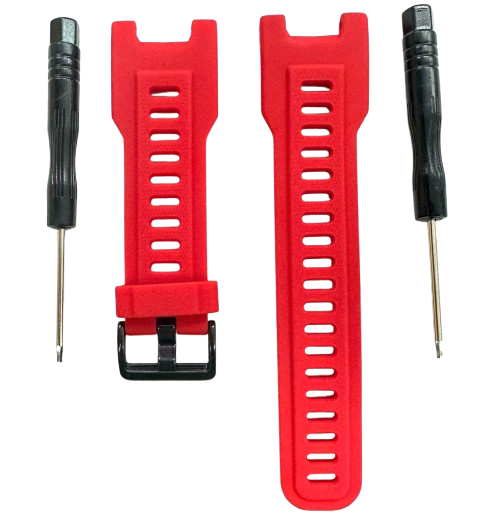 26mm Red Watch Strap Band w/ Buckle & Tools