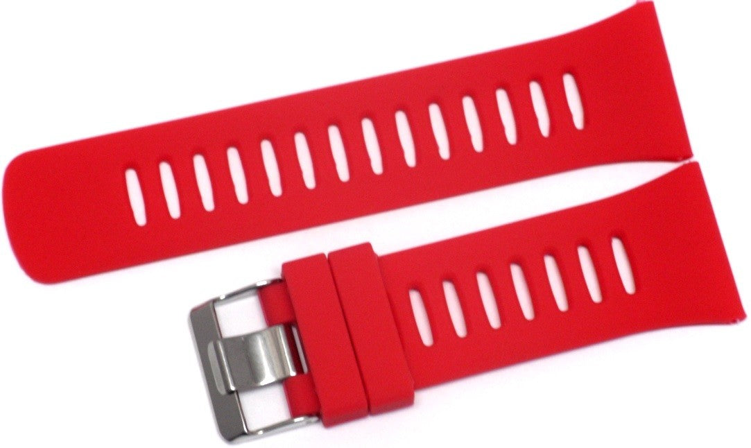 30 MM Red Color Sports Watch Band Replacement Silicone, Lot of 6 Bands