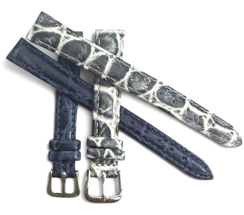 Watch Band DESINGER Genuine Leather Alligator strap 12/14mm