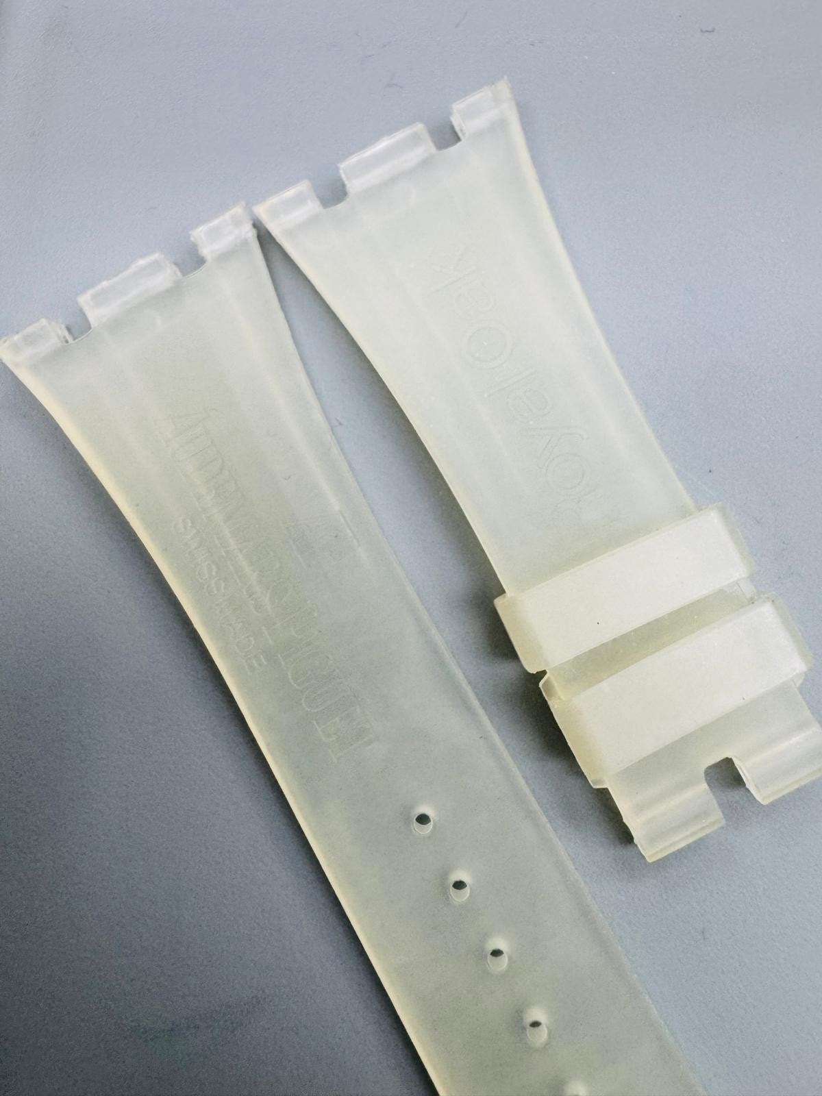 High-Quality SemiTransparent Rubber Watch Band – 27mm for AP Watches | No Buckle