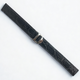 Genuine Leather Watch Band – 14mm Width | Classic Black Strap with Buckle