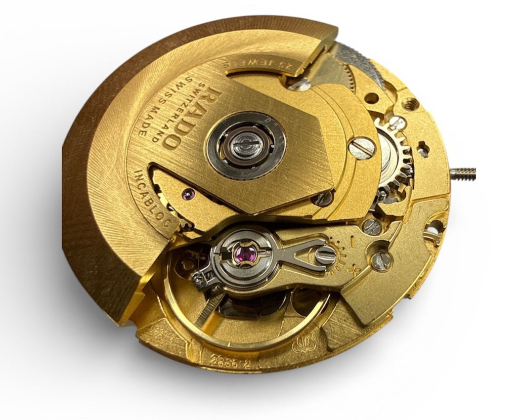 RADO Automatic Watch Movement 2836-2 | English–Spanish Day/Date At6 Swiss Made