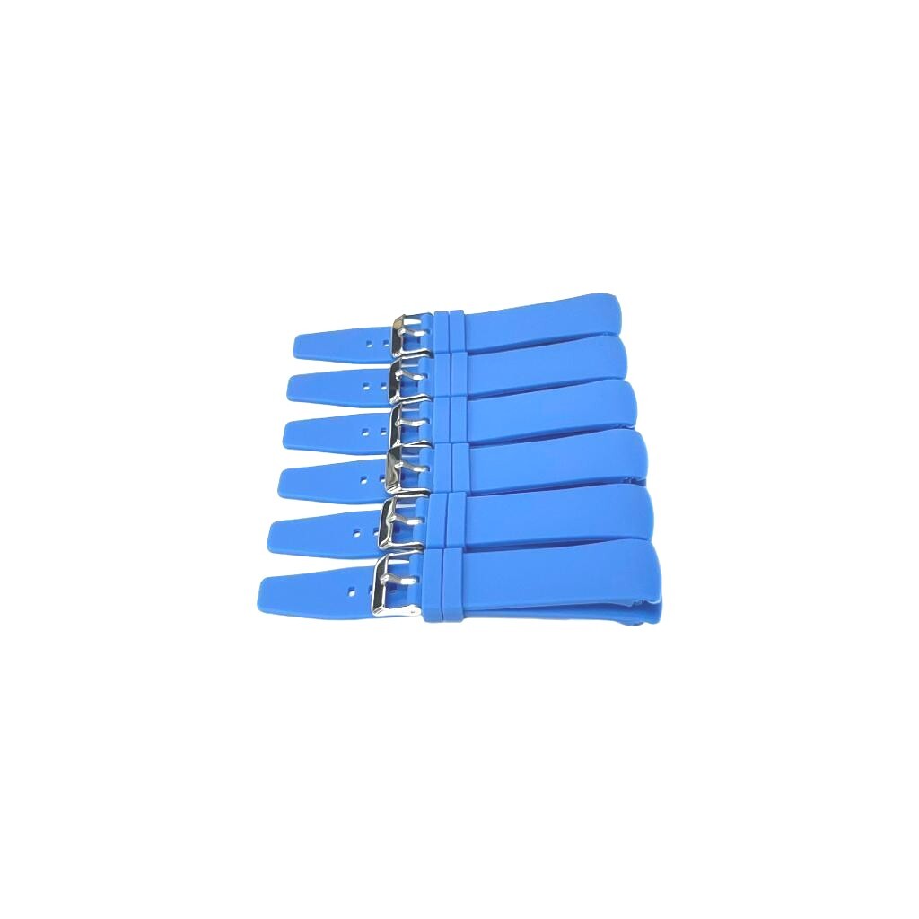 Premium Quality Straight End Watch Silicone Rubber Watch Band 22MM