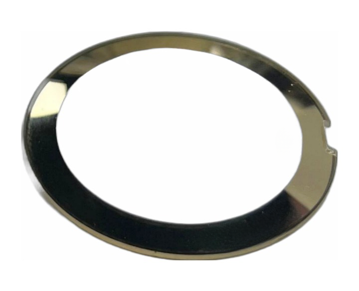 Mineral Crystals Rado Double Dome Golden Trim(35.0×2.5×1.0)mm