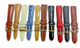 LOT OF 10 WATCH BANDS MIX SIZE STYLE AND COLORS 18/20mm