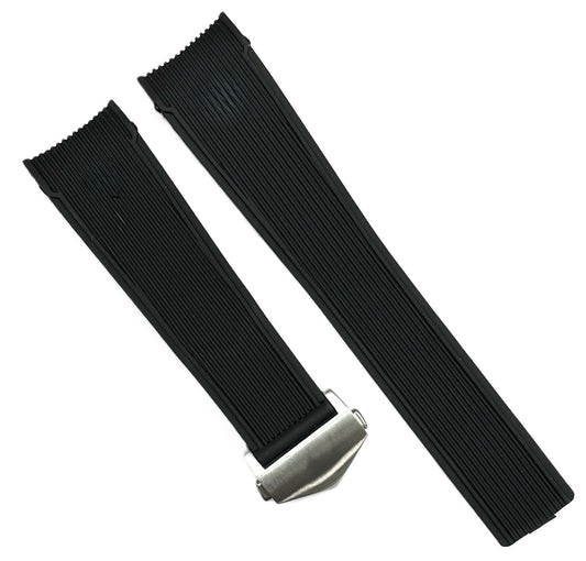 22mm & 24mm Replacement Rubber Watch Band for TAG HEUER AQUARACER Watches