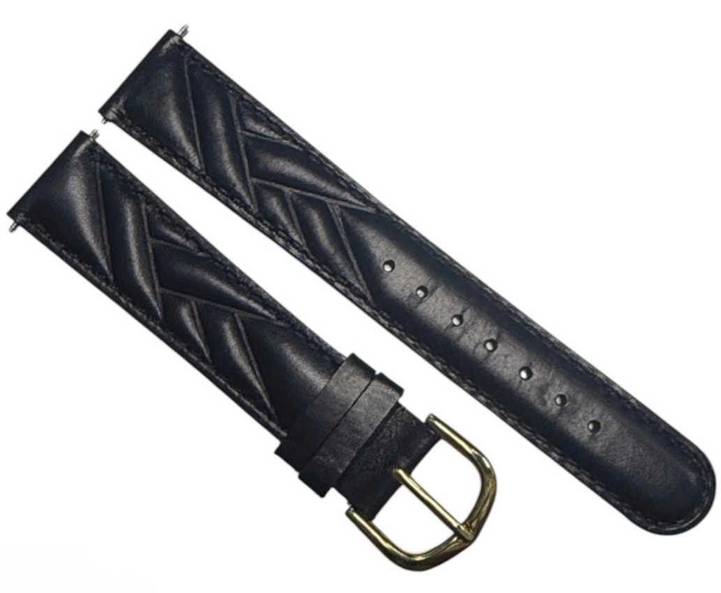 KREISLER BLACK Watch Band FINE HARNESS Leather Hong Kong 18mm