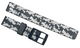 13MM RUBBER WATCH BAND BLACK COLOR DESIGN