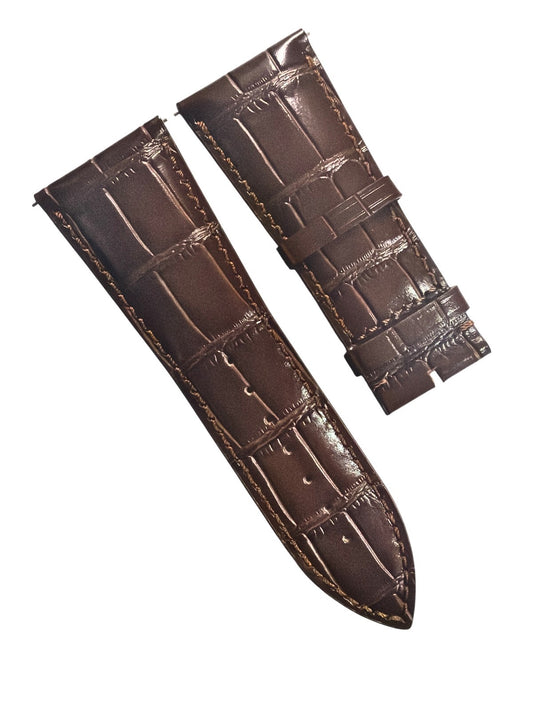Genuine Franck Muller Watch Band 29mm x 20mm – Dark Brown