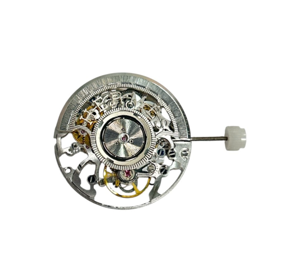 GENUINE Hermes 2892a2 Skeleton mechanical watch Automatic MOVEMENT