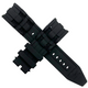 Invicta Style - Black Rubber Watch Band Strap - 26mm Wide 24mm Lug -